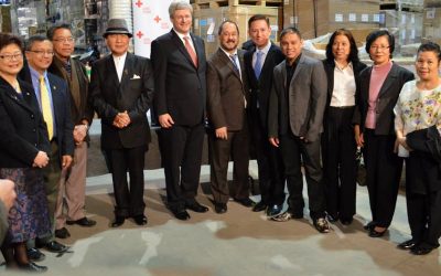 PM Stephen Harper with Filipino Leaders